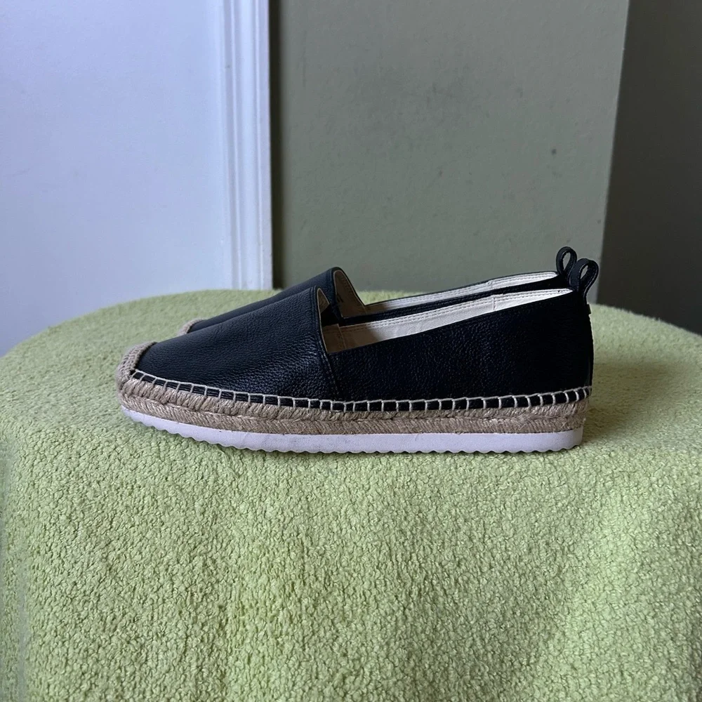 NWOT Michael Kors Black Espadrille Flats - Picture 6 of 11